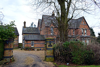 The Old Vicarage from Chalgrave Road February 2013